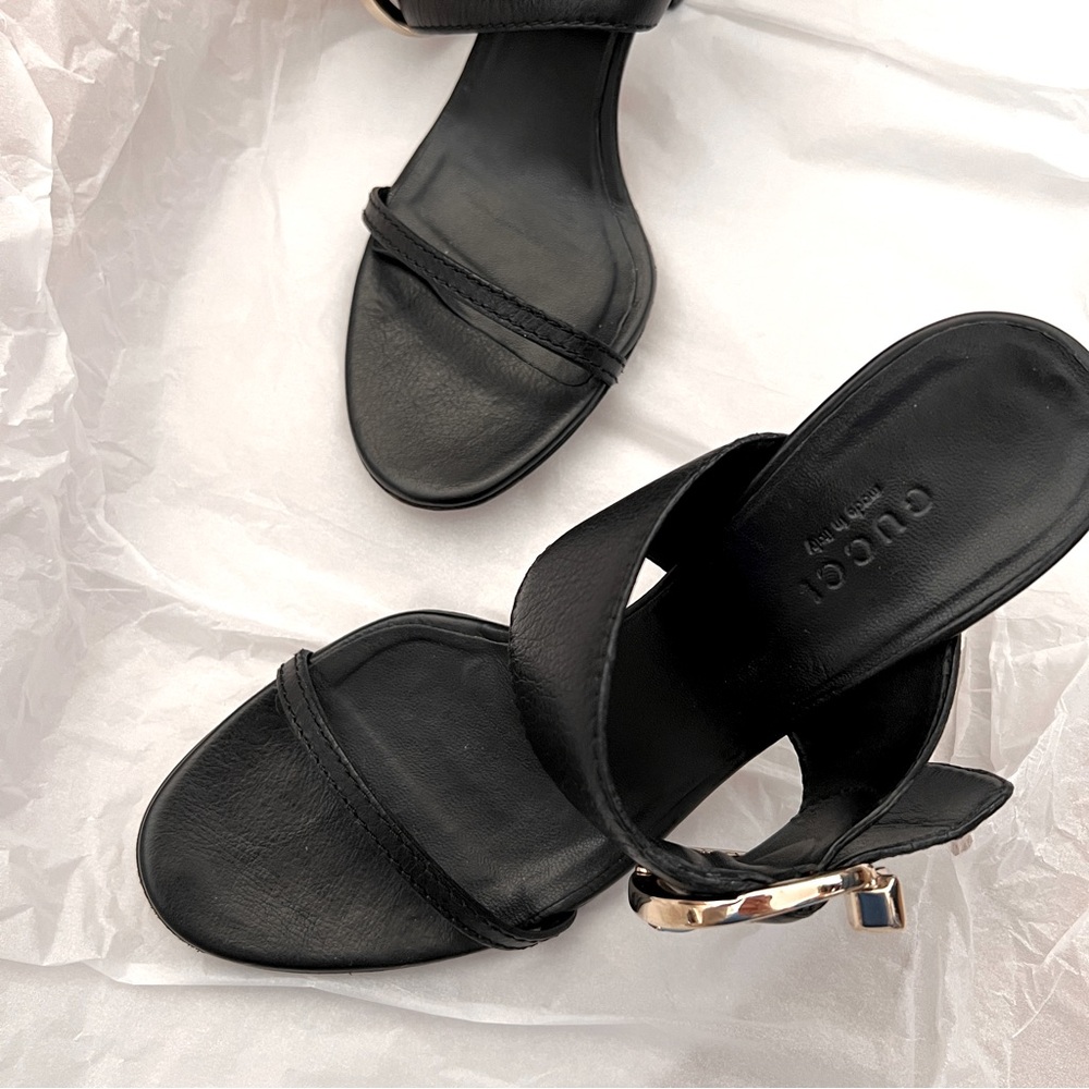 GUCCI Vintage Buckled Sandal